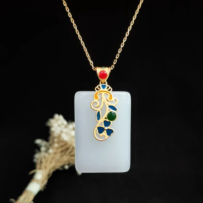 Men'S Fashion Accessories - Mặt Dây Chuyền Ngọc Bích Cổ