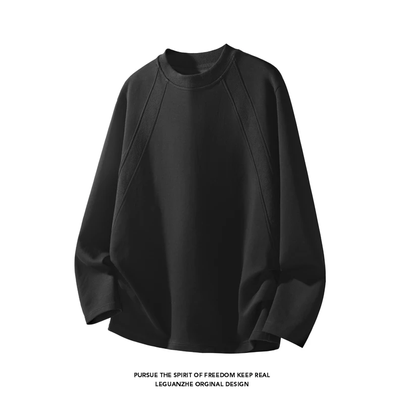 Mens Fashion Style - Men Fashion Raglan Seam Crew Neck
