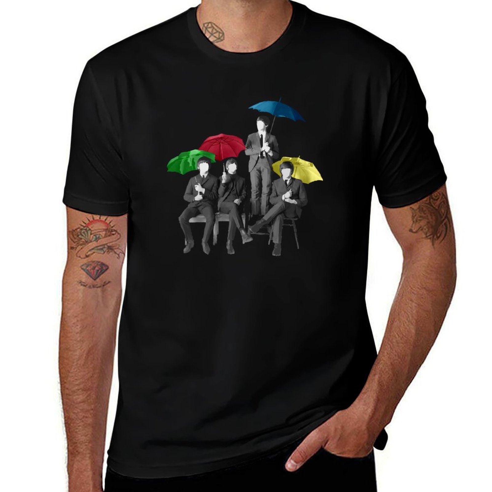 Umbrella Fab Four T-Shirt Casu - đánh giá và giá Men'S Fashion Umbrella
