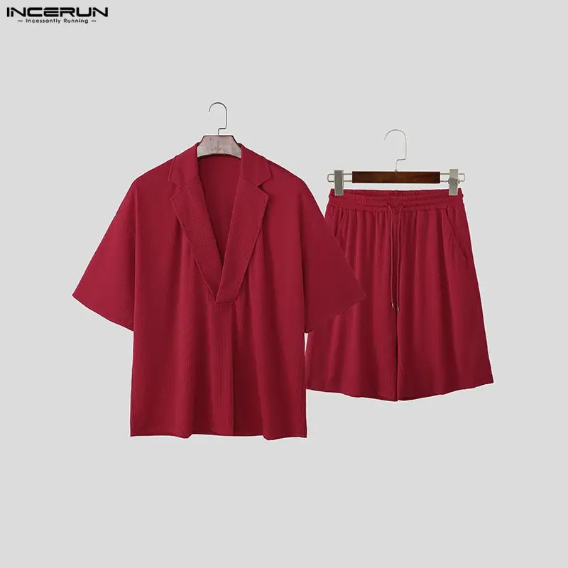 INCERUN Men Sets Solid Color L - đánh giá và giá Mens Fashion Casual 2026