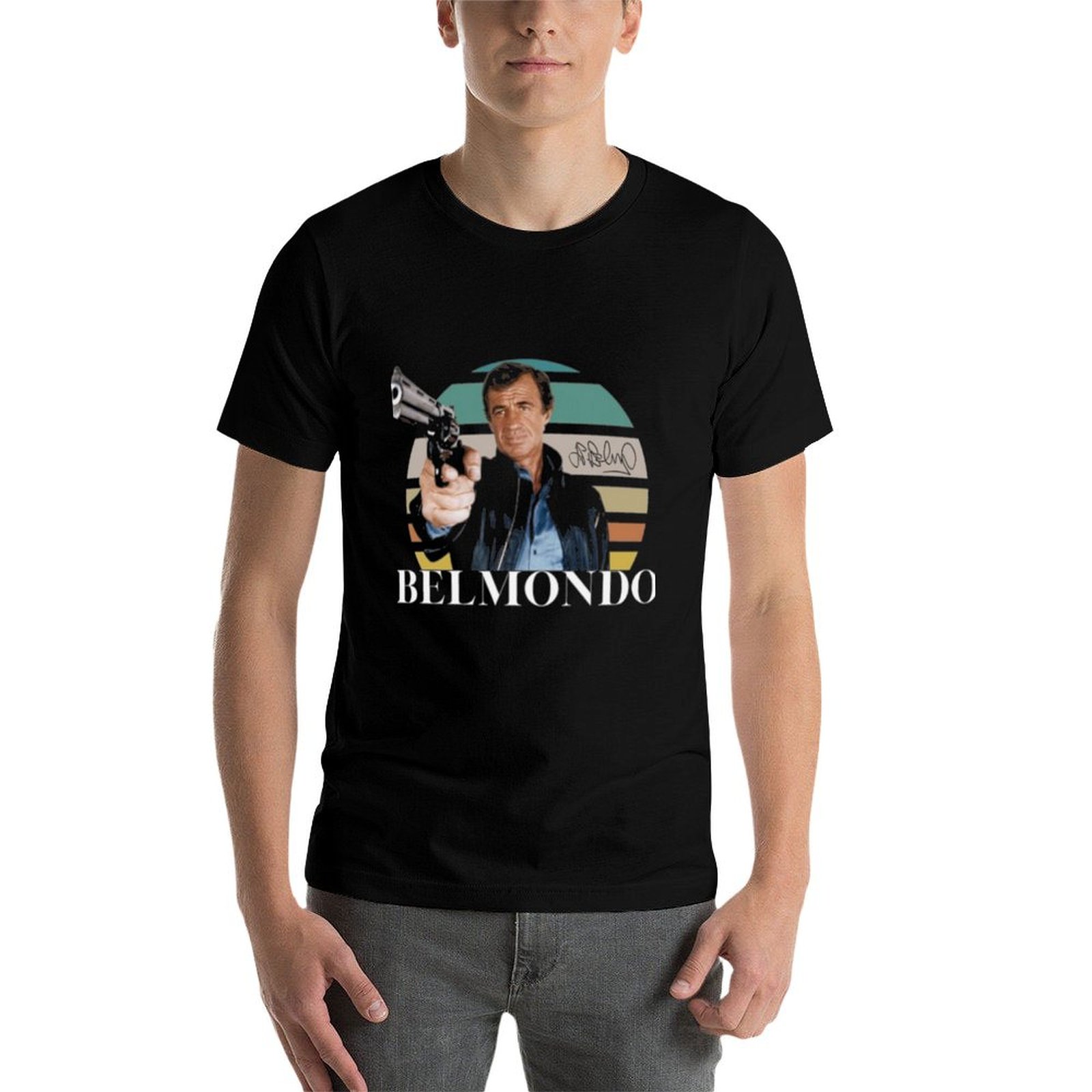 Jean Paul Belmondo T-Shirt Str - đánh giá và giá Jeans Shirt Fashion For Men