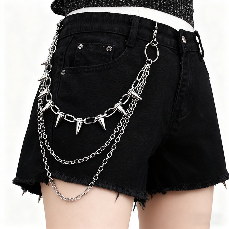 Unisex Hip Hop Punk Rock Metal - đánh giá và giá Jeans Pants Fashion Men
