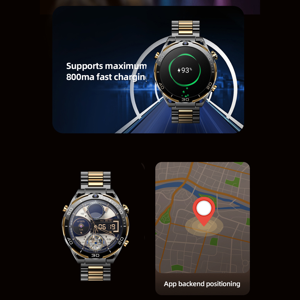 6+128GB Smart Watch Video Call - đánh giá và giá Men'S Fashion App