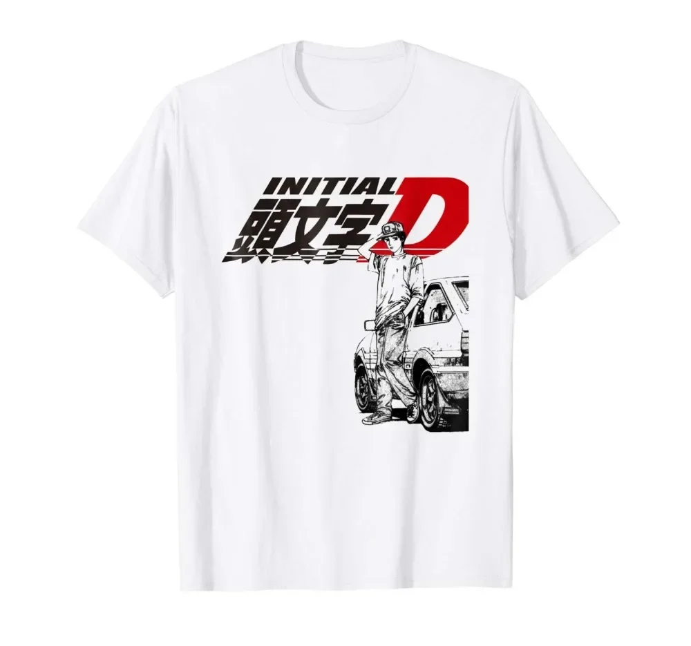 Initial D Tee Shirt Summer Fas - đánh giá và giá Men'S Fashion Website