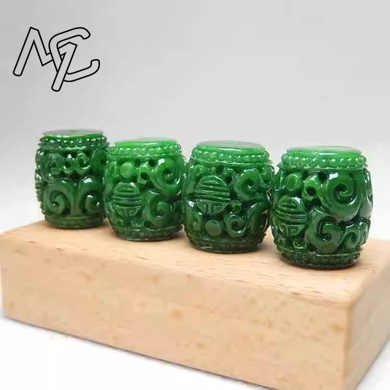 5pc Natural Green Jade Carving - đánh giá và giá Men'S Fashion Accessories