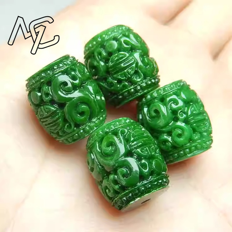 5pc Natural Green Jade Carving - đánh giá và giá Men'S Fashion Accessories