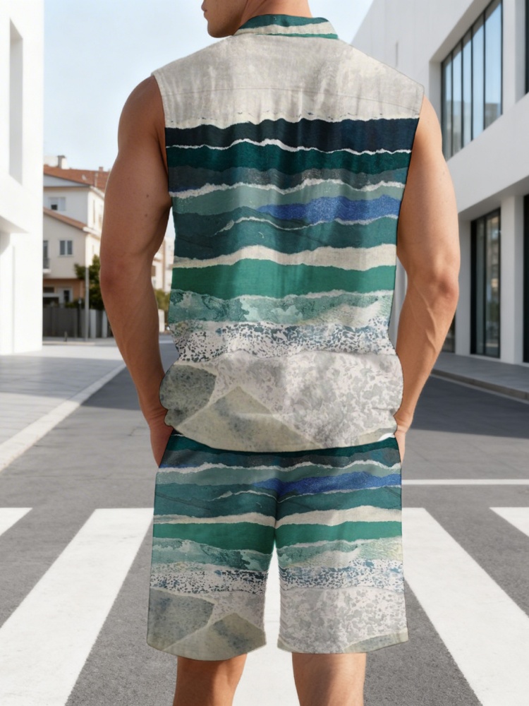 Fashion Summer Men's 2Pcs Set  - đánh giá và giá Mens Fashion Casual 2026