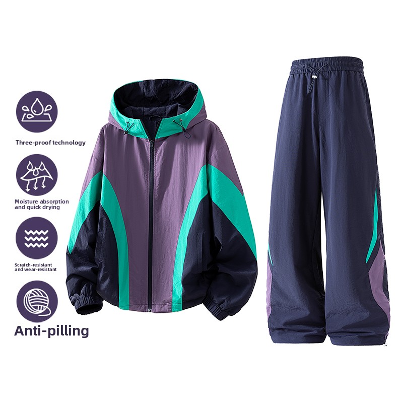 New two-piece men's spring-aut - đánh giá và giá Men'S Fashion Zipper Jacket