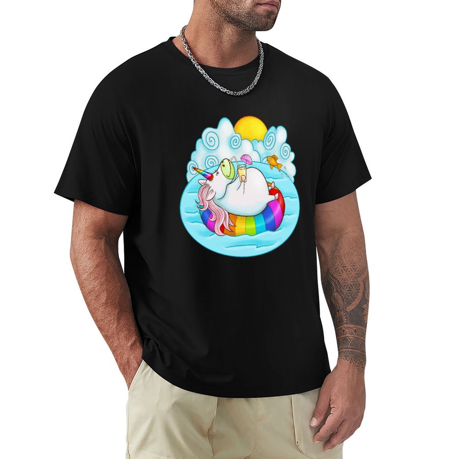 Unicorn on floatie drinking um - đánh giá và giá Men'S Fashion Umbrella