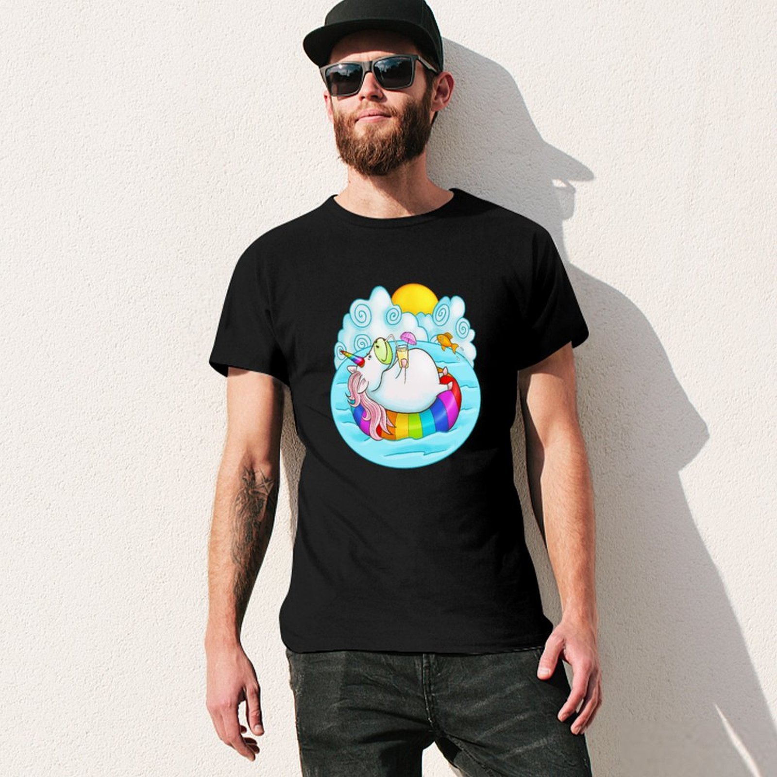 Unicorn on floatie drinking um - đánh giá và giá Men'S Fashion Umbrella