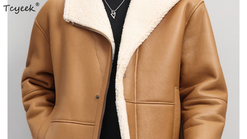 Tcyeek Natural Fur Coat Men Fa - đánh giá và giá Men'S Fashion Zipper Jacket