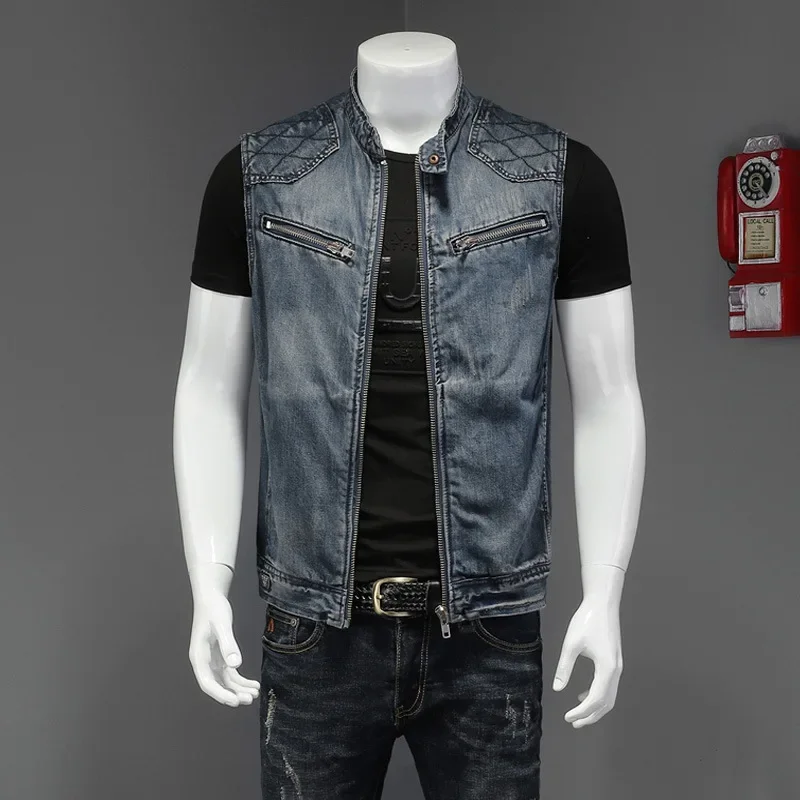 Pop Spring Autumn New Fashion  - đánh giá và giá Men'S Fashion Vest With Jeans