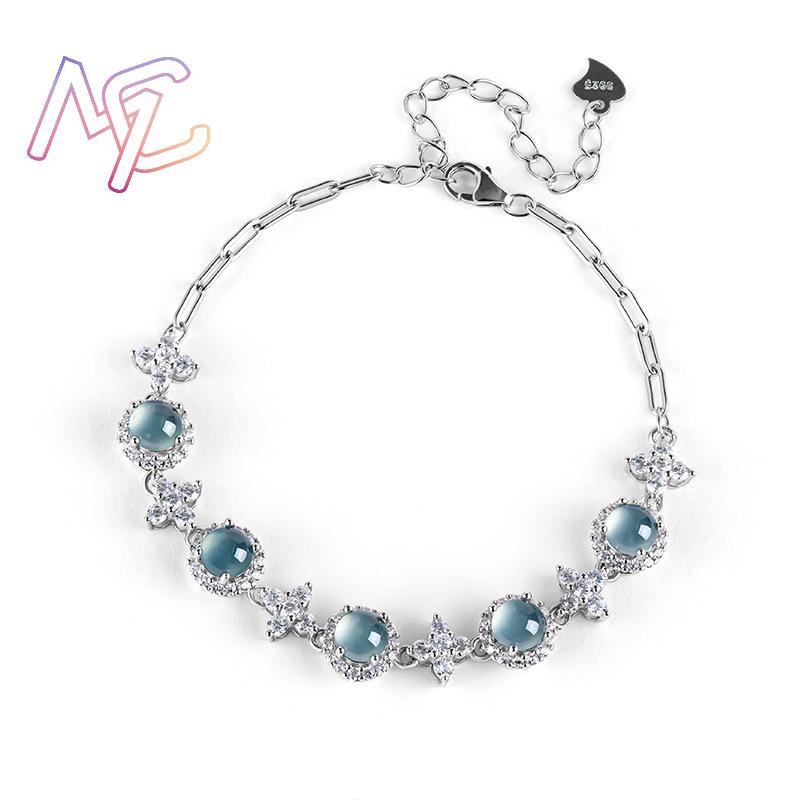 Blue Myanmar Jadeite Bracelet  - đánh giá và giá Men'S Fashion Accessories