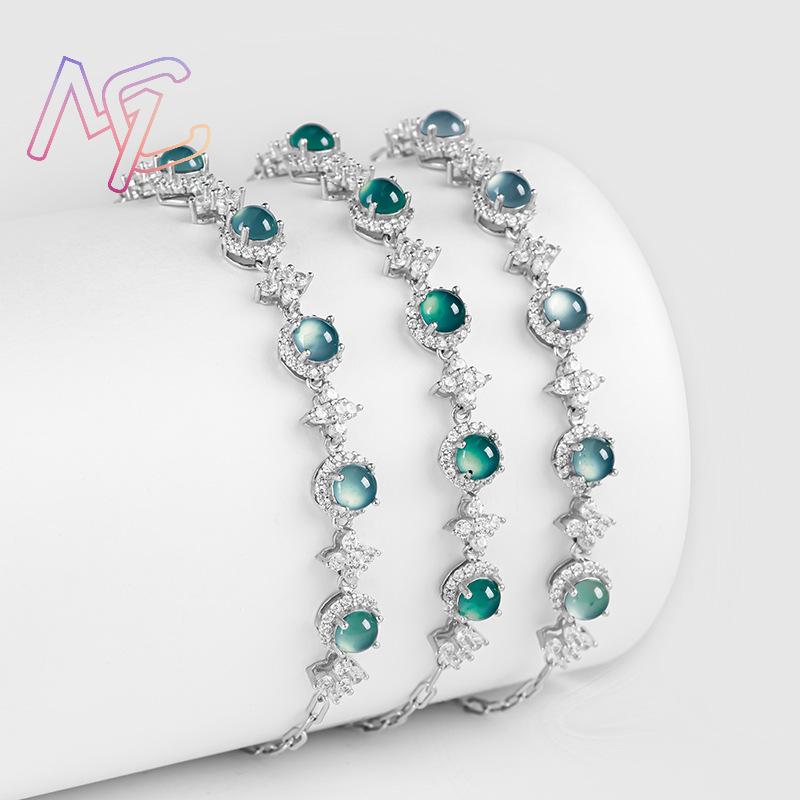 Blue Myanmar Jadeite Bracelet  - đánh giá và giá Men'S Fashion Accessories