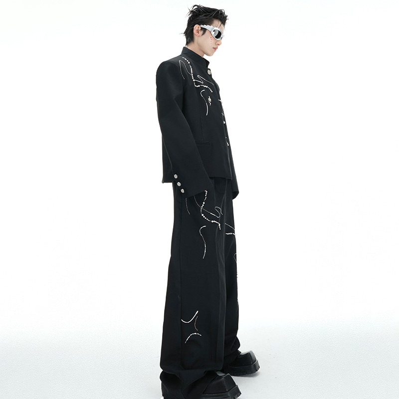 LUZHEN Chain Pad Pearl 2026 De - đánh giá và giá Men'S Fashion Loose Pants