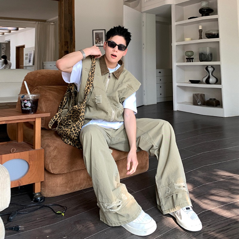 American Fashion Brand Retro D - đánh giá và giá Men'S Fashion Loose Pants
