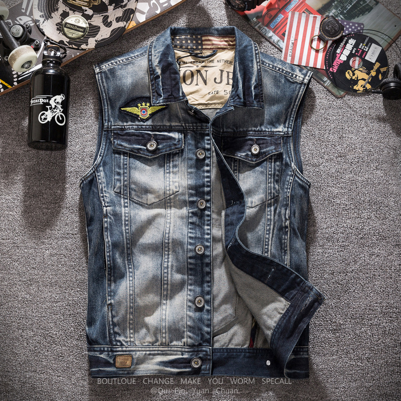 Fashion Jean Waistcoat Motorcy - đánh giá và giá Men'S Fashion Vest With Jeans