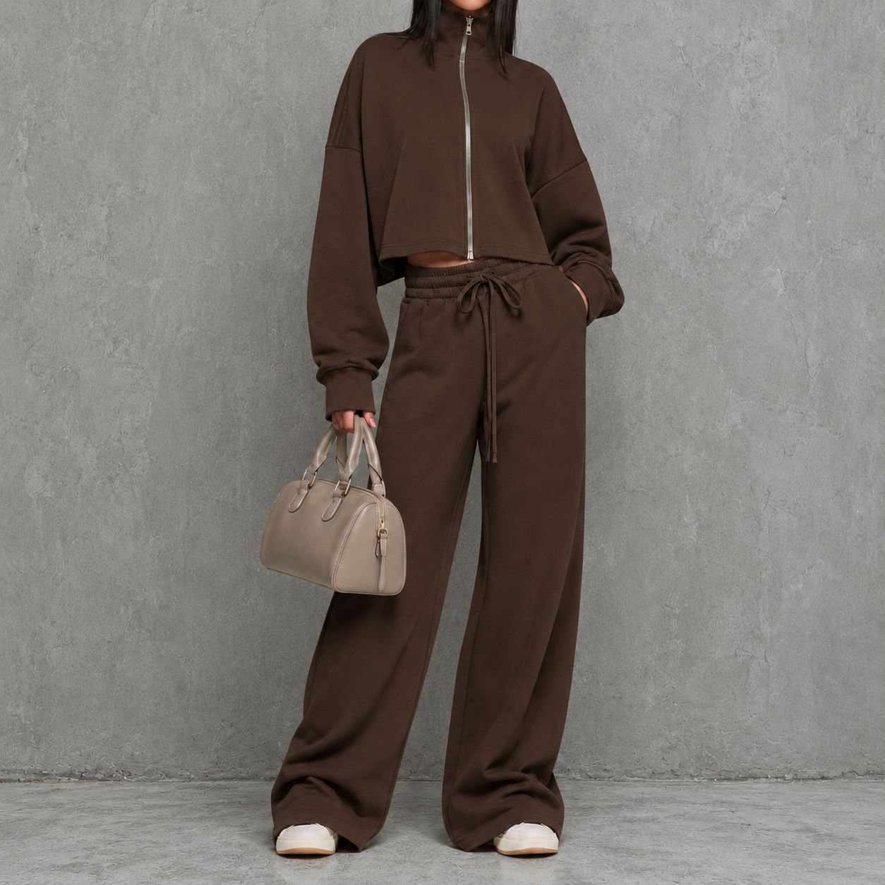 MsChuh Two Piece Sets For Wome - đánh giá và giá Men'S Fashion Zipper Jacket