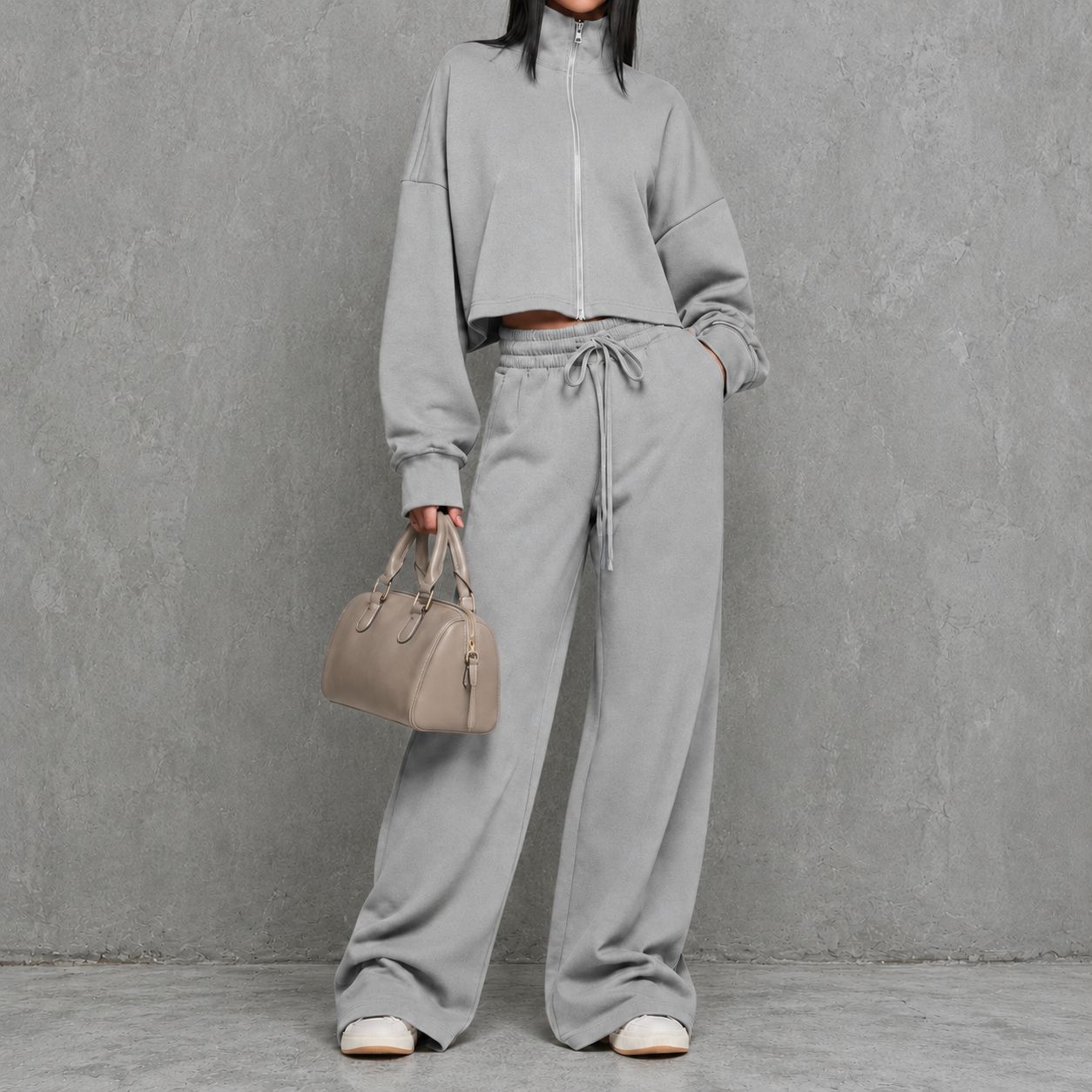 MsChuh Two Piece Sets For Wome - đánh giá và giá Men'S Fashion Zipper Jacket