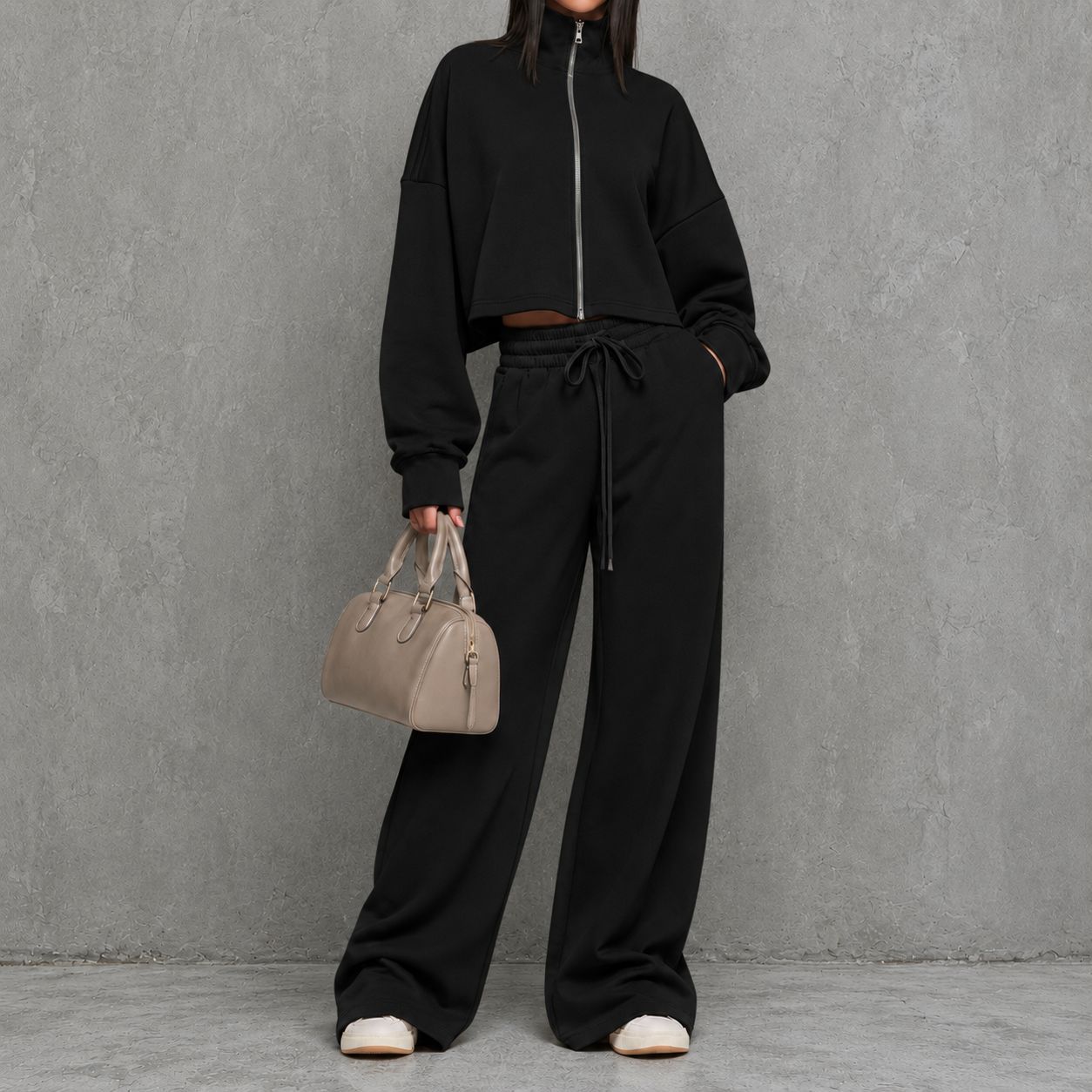 MsChuh Two Piece Sets For Wome - đánh giá và giá Men'S Fashion Zipper Jacket
