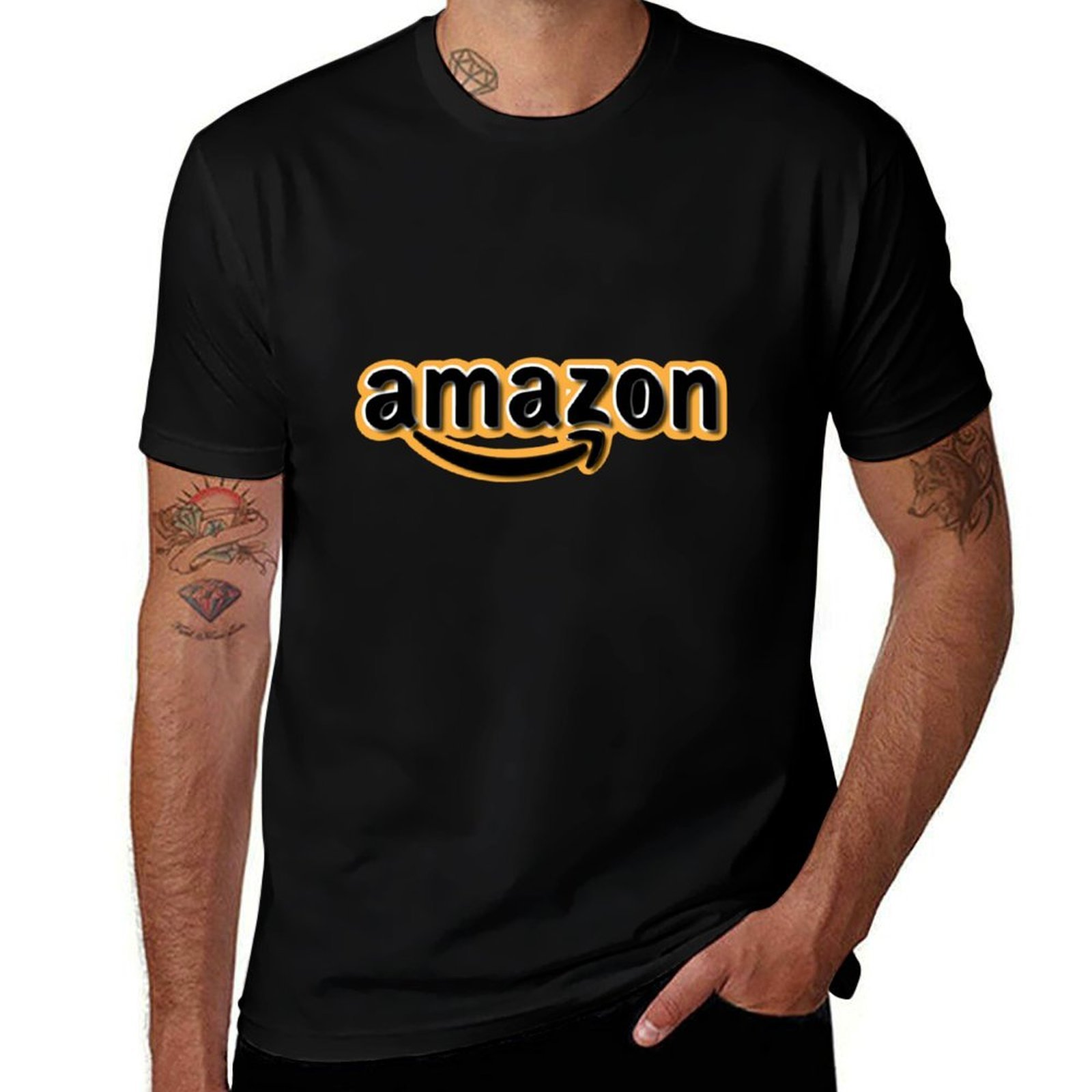 amazon logo design T-Shirt Fas - đánh giá và giá Amazon Men'S Fashion
